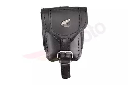 Bolso - bolsillo de cuero para Honda VTX cinturón de corbata tronco-4