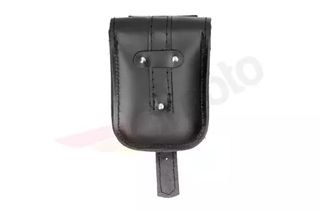 Handväska - läderficka för bälte knytband trunk huvud örn-5
