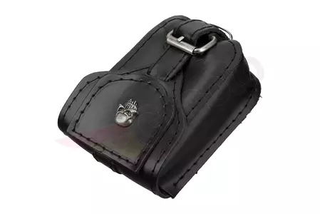 Чанта - кожен колан с джобна вратовръзка "Куфар с вампирски череп-2