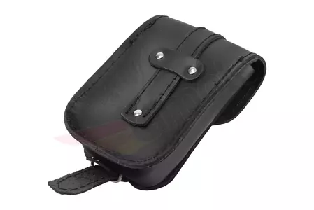 Handväska - läder bälte ficka slips stam vampyr skalle-3