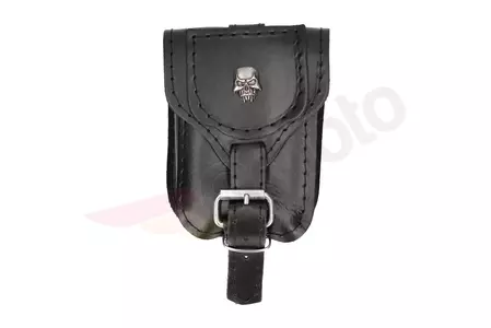 Håndtaske - læderbælte lomme slips kuffert vampyr kranie-4