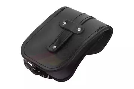 Håndtaske - læderbælte lomme slips kuffert ørn dødningehoved-3