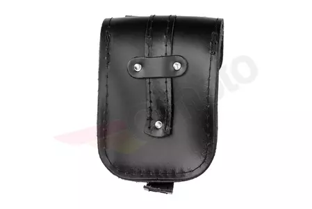 Håndtaske - læderbælte lomme slips kuffert ørn dødningehoved-5