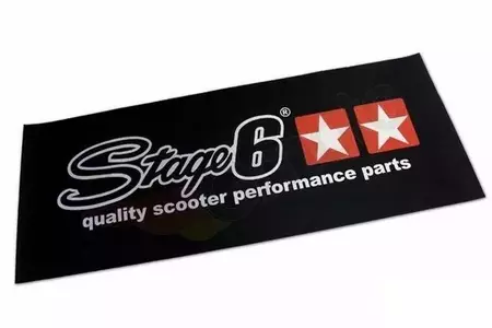 Banner Stage6 70x200cm čierny - S6-0571/BK