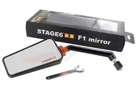 Stage6 F1 Style M8 linker spiegel van carbon - S6-SSP630-2L/CA