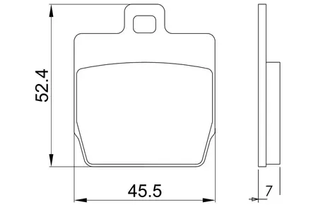 Органични спирачни накладки Parmakit S32 - PS76711.74