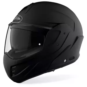 Motocyklová čelisťová přilba Airoh Mathisse Black Matt XL-1