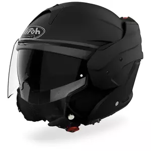Motocyklová čelisťová přilba Airoh Mathisse Black Matt XL-2