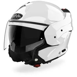 Airoh Mathisse White Gloss M Motorrad Kiefer Helm-2