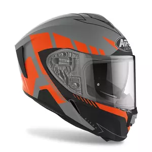 Capacete integral de motociclista Airoh Spark Rise Orange Matt M-2