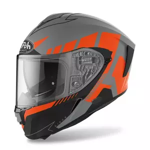 Capacete integral de motociclista Airoh Spark Rise Orange Matt S - SP-RI32-S