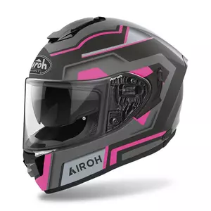 Capacete integral de motociclista Airoh ST501 Square Pink Matt M-1