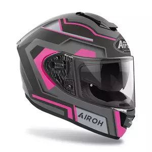 Capacete integral de motociclista Airoh ST501 Square Pink Matt M-2