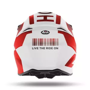 Kask motocyklowy enduro Airoh Twist 2.0 Lift Red Matt M-3