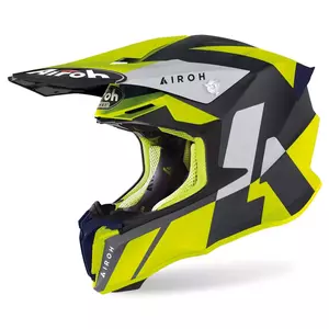Airoh Twist 2.0 Lift Gelb/Blau Matt XS Motorrad Enduro Helm - TW2-LF31-XS