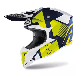 Airoh Wraap Raze Blue Gloss XL enduro-motorcykelhjelm - WR-RA18-XL
