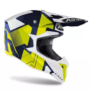 Airoh Wraap Raze Blue Gloss XS Enduro-Motorradhelm-2