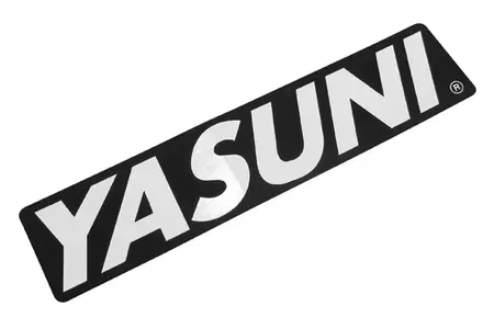 Yasuni uitlaat tip sticker 170x38mm