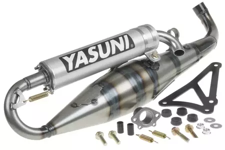 Auspuff Yasuni Carrera 16 Aluminium Minarelli Liegerad-2