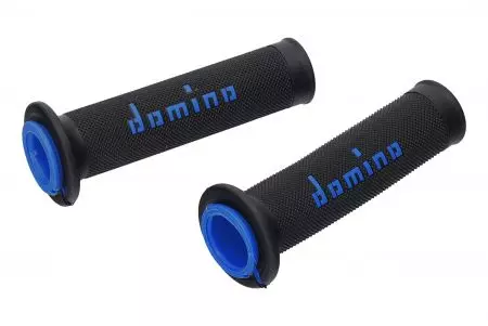 Griffgummi A010 schwarz/blau Domino Durchmesser 22 mm Länge 125 mm offen-2