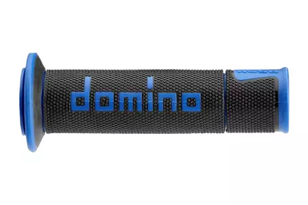 Domino A450 Road Racing zwart/blauw 22mm 125mm handvatten - A45041C4840B7-0