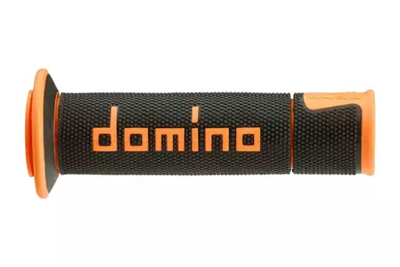 Domino A450 Road Racing must/oranž 22mm 125mm juhtraudad - A45041C4540B7-0