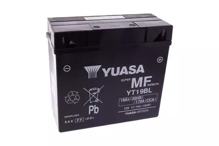 Активирана батерия Yuasa YT19BL, която mitte се нуждае от allдръжка - YT19BL