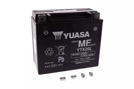 Akumulator bezobsługowy Yuasa YTX20L aktywowany - YTX20L
