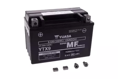 Активирана батерия Yuasa YTX9, която mitte се нуждае от allдръжка - YTX9