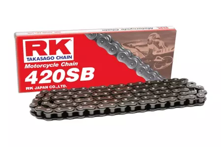 Łańcuch napędowy RK 420 SB 78 otwarty z zapinką  - 420SB-78-CL