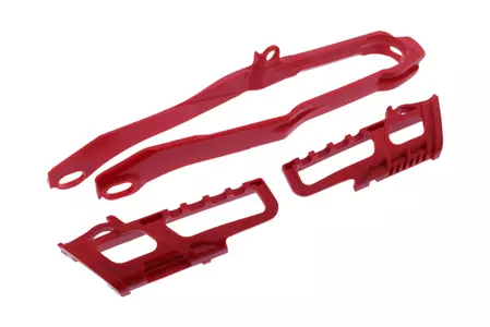Červené vodítko a kluzák hnacího řetězu Polisport - 91011