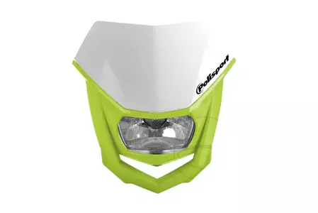 Lampenmaske mit Scheinwerfer Polisport Halo weiß gelb - 8657400042