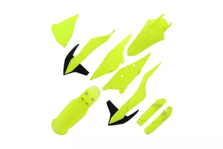 Zestaw plastików Body Kit Polisport żółty fluorescencyjny - 90915