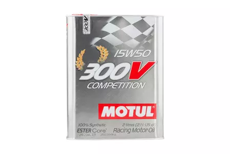 Motul 300V 4T 15W50 Competition Synthetic Engine Oil 2l-1