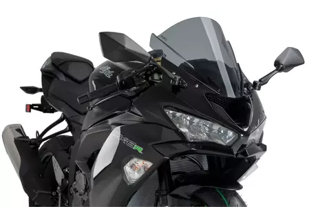 Čelní sklo motocyklu Puig Racing silně tónované - 3177F