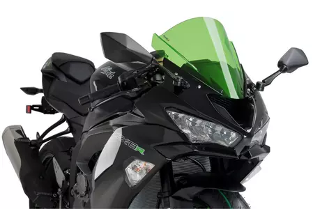 "Puig Racing" motociklo priekinis stiklas žalias - 3177V