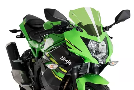 Puig Racing motorcykelforrude grøn - 3539V