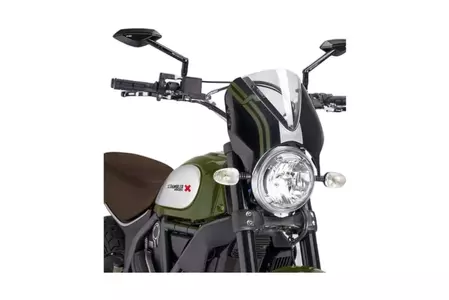 Puig Retrovision Motorrad Windschutzscheibe transparent - 7652W
