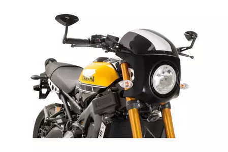 Vjetrobransko staklo motocikla Puig Semifaring, jako zatamnjeno, kućište od karbona - 9188F