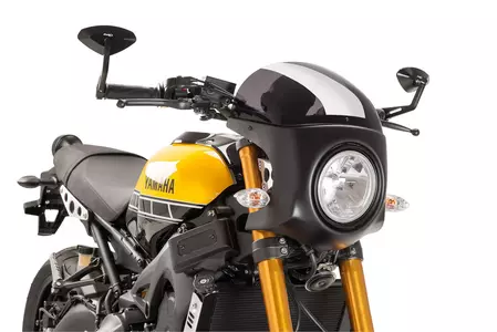 Vjetrobransko staklo motocikla Puig Semifaring, jako zatamnjeno, crno kućište - 8934F