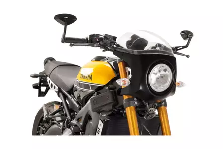 Puig puscaurspīdīgs caurspīdīgs motocikla vējstikls, oglekļa korpuss - 9188W