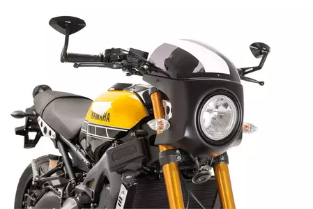 Puig Puskrāsains pelēks motocikla vējstikls, melns korpuss - 8934H