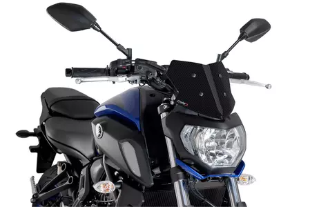 Puig Sport Nová generácia čelného skla na motorku pre Nakedbike Carbon - 9666C