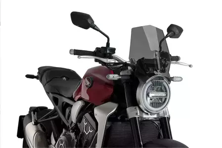 Puig Sport New Generation motorcykel vindruta för Nakedbike kraftigt tonad - 9748F