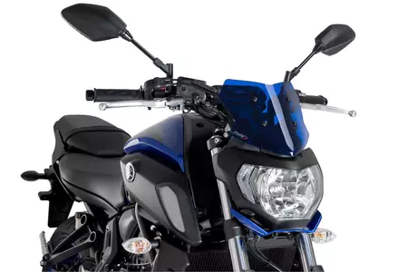 Puig Sport New Generation čelné sklo na motorku pre Nakedbike modré - 9666A