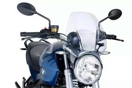 Puig Sport Új generációs motoros szélvédő Nakedbike-hoz átlátszó-2