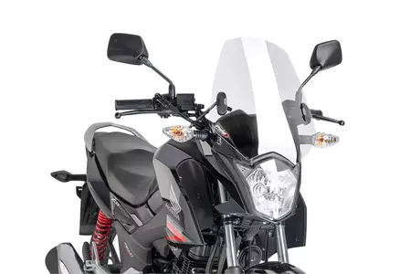 Puig Sport Uuden sukupolven moottoripyörän tuulilasi Nakedbikelle läpinäkyväksi - 7726W