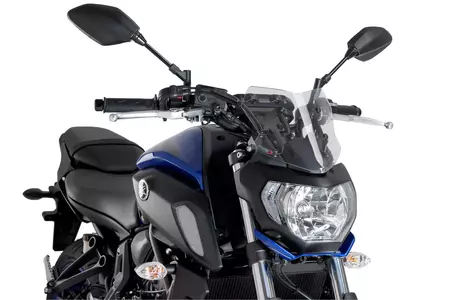 Puig Sport New Generation motorcykelforrude til Nakedbike transparent - 9666W