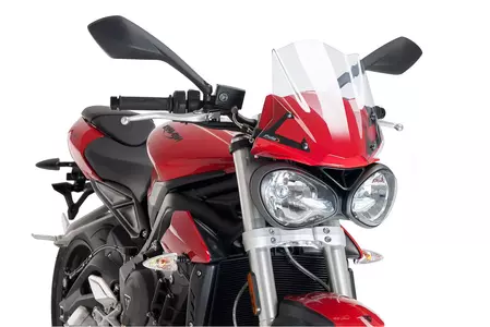 Puig Sport New Generation motor windscherm voor Nakedbike transparant - 9999W