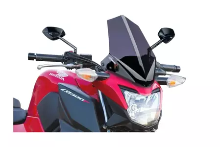 Para-brisas Puig Sport New Generation para motos Nakedbike cinzento - 7655H